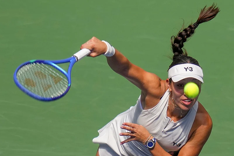 US Open Tennis 2025 quarterfinal match Jessica Pegula vs Barbora Krejcikova_9