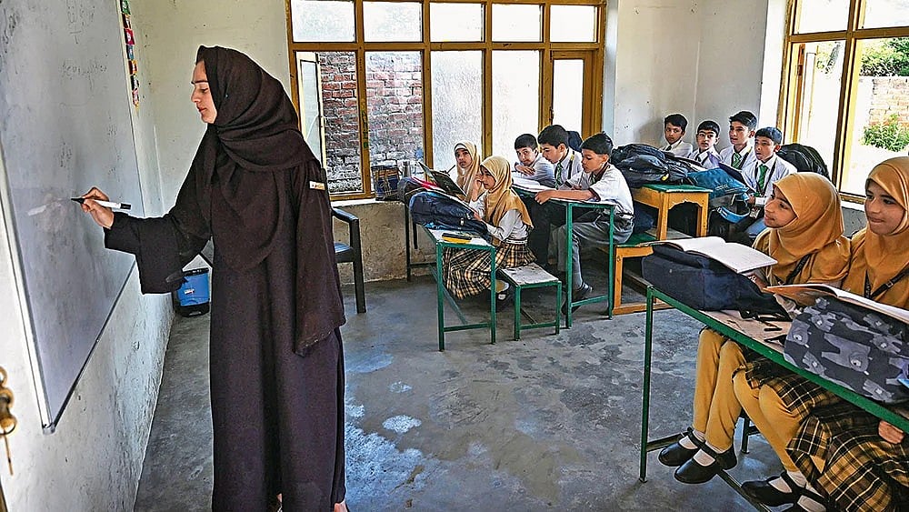The Book Buzz: A school in 
Srinagar   - | Photo: Getty Images