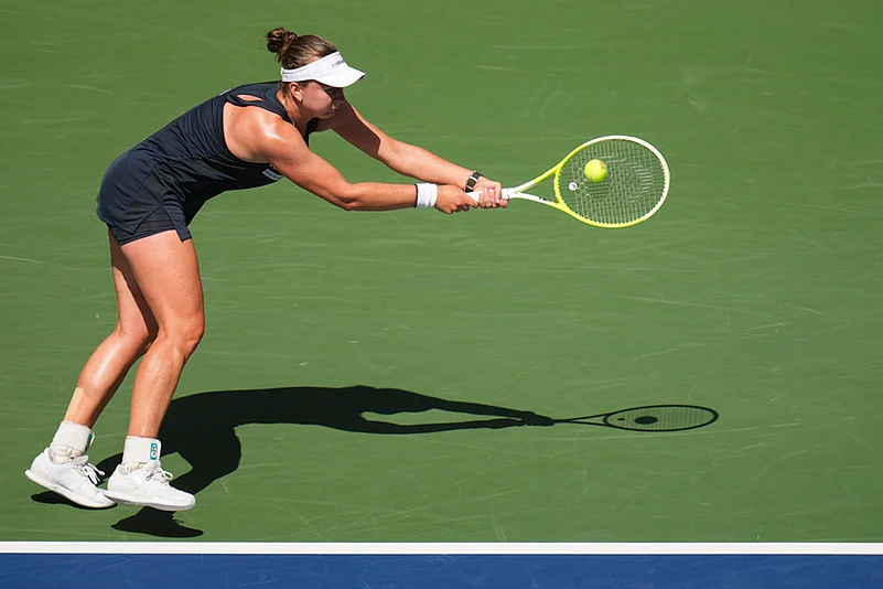 US Open Tennis 2025 quarterfinal match Jessica Pegula vs Barbora Krejcikova_7