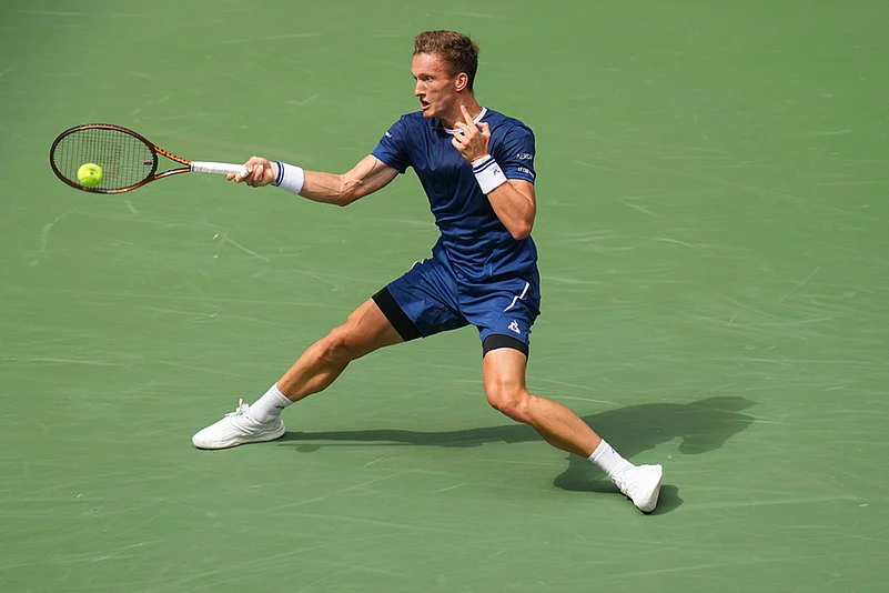 US Open Tennis 2025 quarterfinal match Carlos Alcaraz vs Jiri Lehecka_10