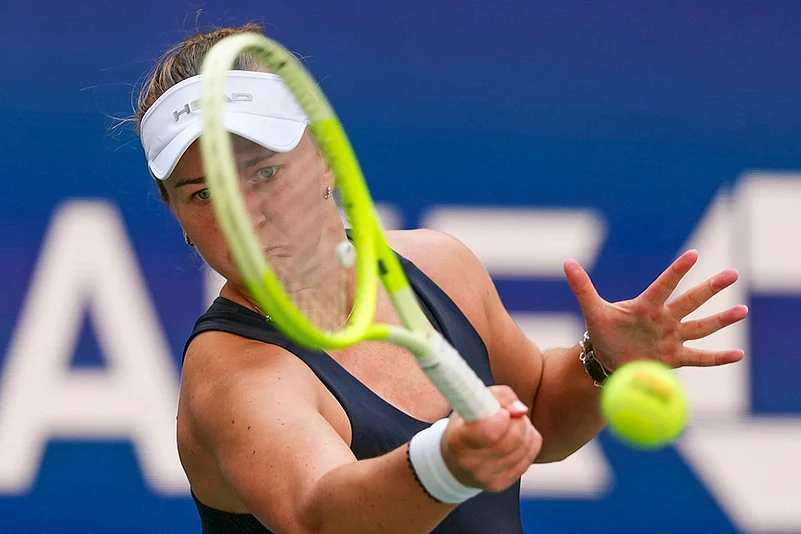 US Open Tennis 2025 quarterfinal match Jessica Pegula vs Barbora Krejcikova_8