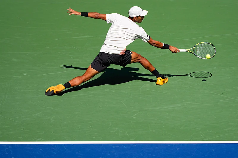 US Open Tennis 2025 quarter-final match Felix Auger Aliassime Vs Alex De Minaur_6