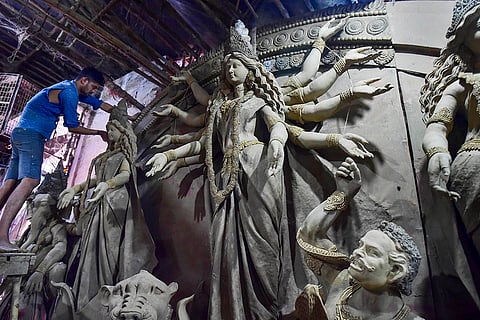 'Durga Puja' festival preps