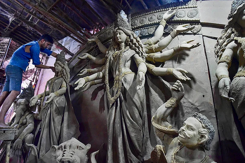 Durga Puja festival preps