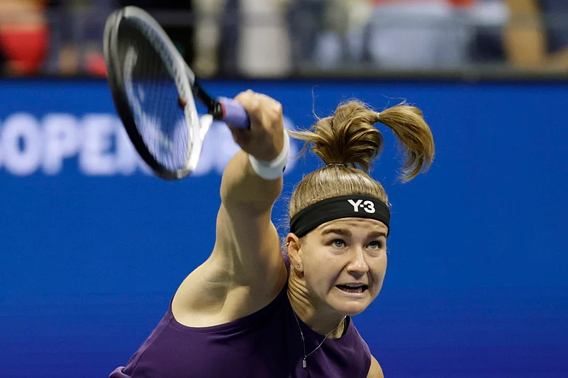 US Open Tennis 2025 quarter-final match Naomi Osaka vs Karolina Muchova_7