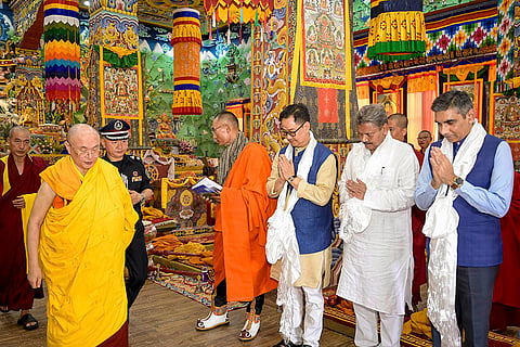 Kiren Rijiju at consecration of Bhutanese Temple