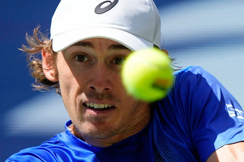 US Open Tennis 2025 quarter-final match Felix Auger Aliassime Vs Alex De Minaur_3
