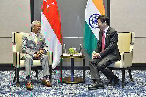 EAM Jaishankar with Singapore PM Wong