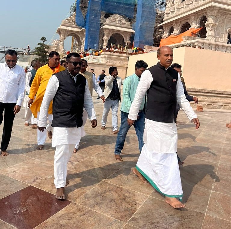 X : The complainants, a tribal and a Dalit, filed a ‘Zero FIR’ on Wednesday at Medininagar Town police station. 