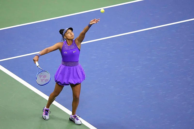 US Open Tennis 2025 womens singles semifinals Amanda Anisimova vs Naomi Osaka_10