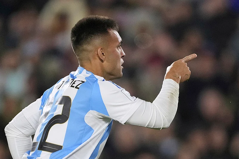 FIFA World Cup 2026 Qualifiers CONMEBOL match Argentina vs Venezuela_Lautaro Martinez