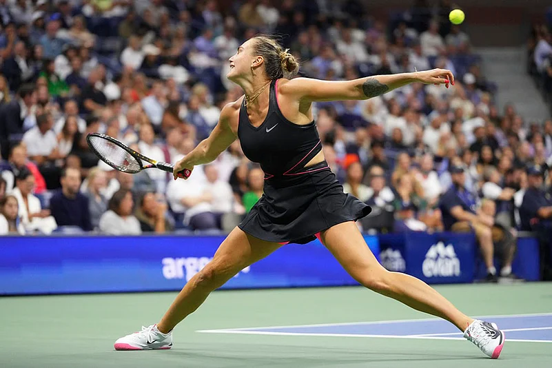 US Open Tennis 2025 womens singles semifinals Aryna Sabalenka vs Jessica Pegula_9