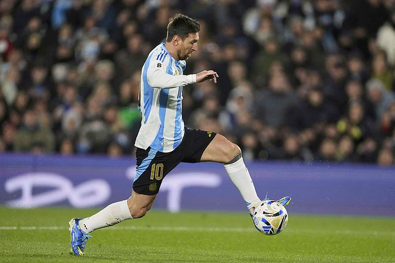 FIFA World Cup 2026 Qualifiers CONMEBOL match Argentina vs Venezuela_Lionel Messi