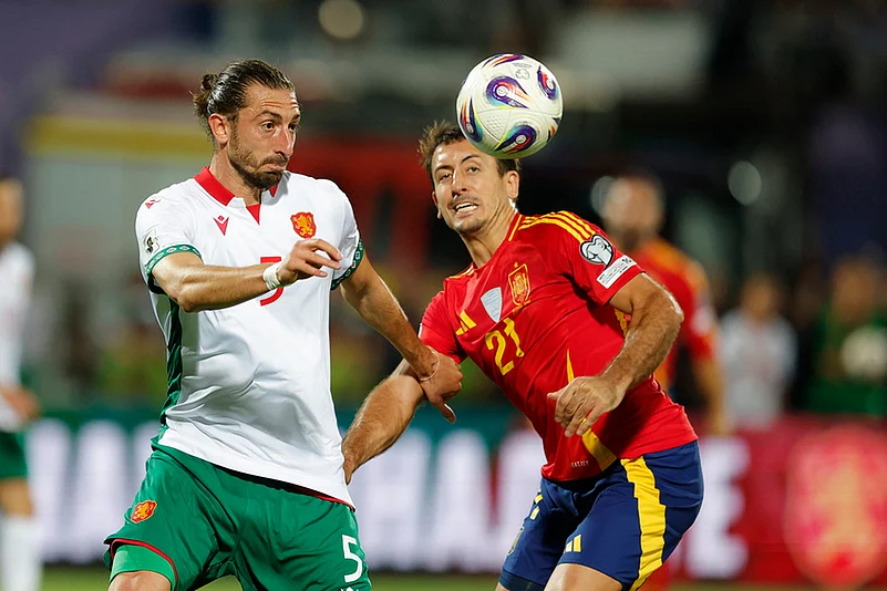 UEFA FIFA World Cup 2026 European qualifiers Match Bulgaria vs Spain_Mikel Oyarzabal