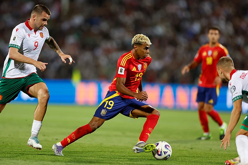 UEFA FIFA World Cup 2026 European qualifiers Match Bulgaria vs Spain_Lamine Yamal