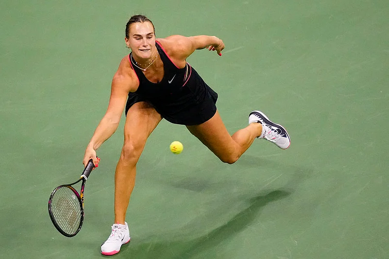 US Open Tennis 2025 womens singles semifinals Aryna Sabalenka vs Jessica Pegula_4