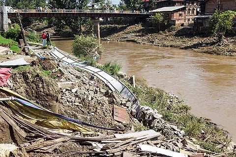 Aftermath of floods in J&K