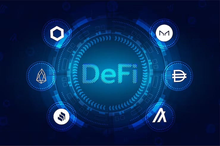 Digital illustration of Defi logo