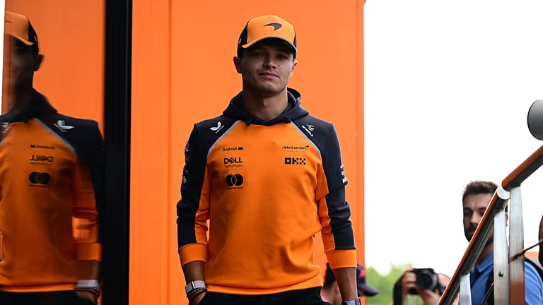 Lando Norris topped second practice at the Italian Grand Prix 2025. - null