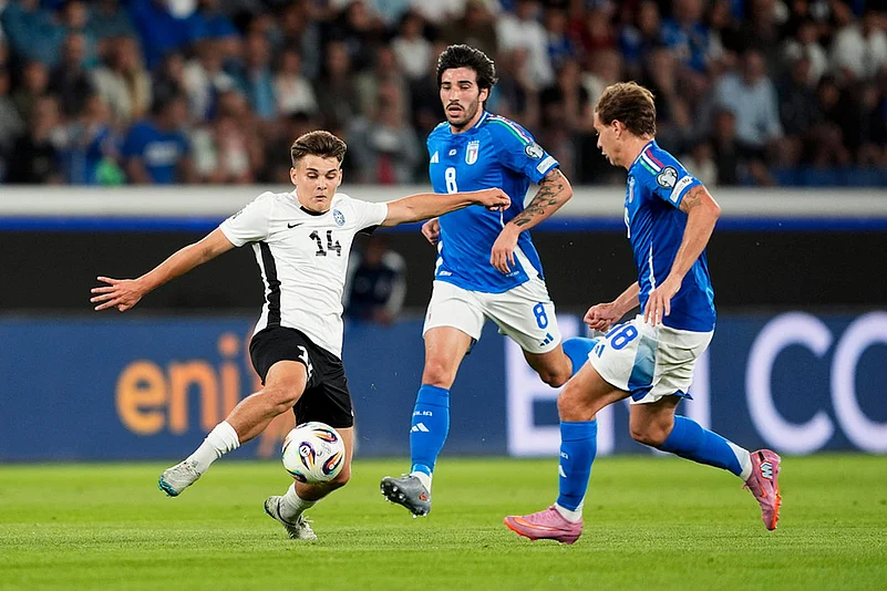 Estonia Italy Soccer WCup