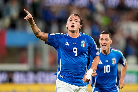 World Cup qualifying Soccer Match: Italy vs Estonia