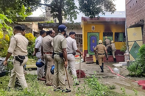 Violence after minor's body found in pond