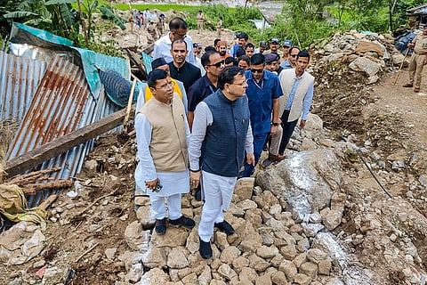 Weather: U'khand CM inspects disaster-hit areas in Bageshwar