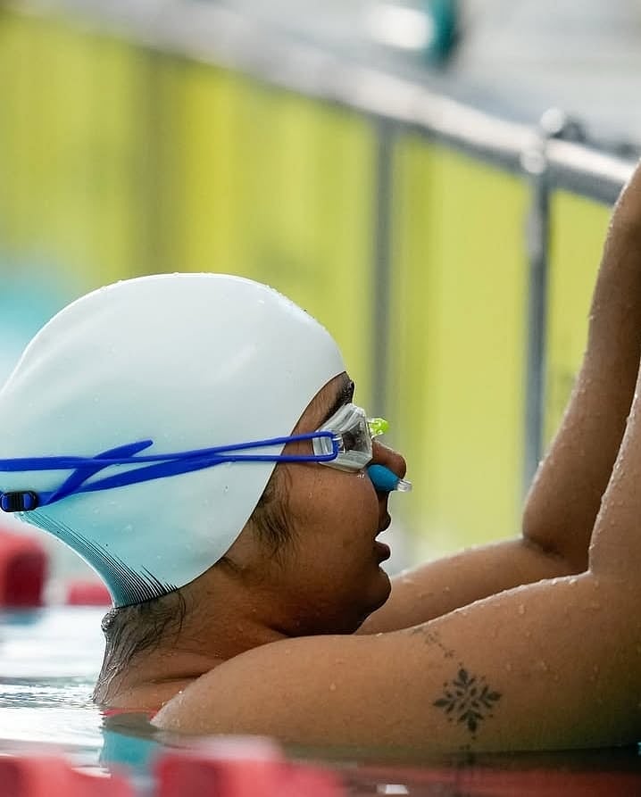 Garima Vyas  : Garima Vyas at the Citi Para Swimming World Series, Melbourne, Feb 2025  