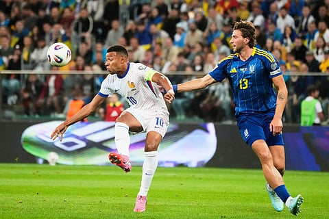 World Cup qualifying Soccer Match: Ukraine vs France