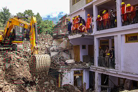 Landslide in Kullu