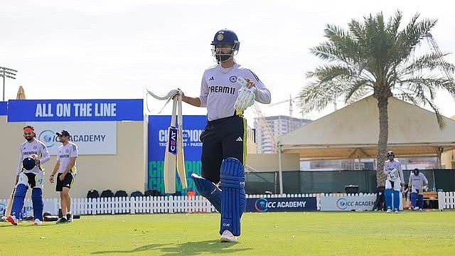 | Photo: Instagram/shreyasiyer96 : File photo of Shreyas Iyer in training for India.
