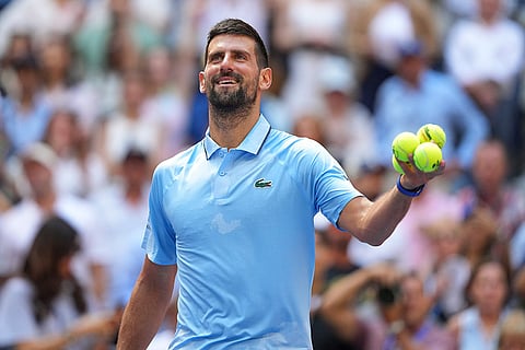 US Open Tennis Championships: Novak Djokovic vs Zachary Svajda