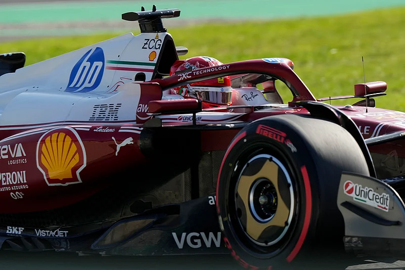 2025 Formula One Italian Grand Prix Auto Race Qualifying_Ferrari driver Charles Leclerc
