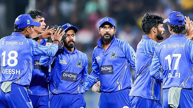 Kochi Blue Tigers Vs Aries Kollam Sailors, KCL 2025 Final: Saly Samson's Men Win By 75 Runs, Lift Title