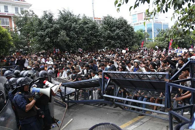 Nepal protest