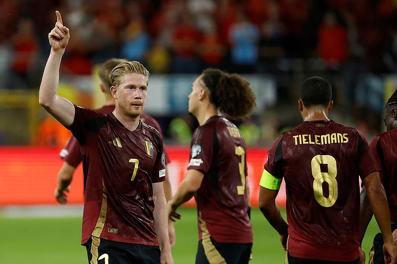2026 World Cup qualification Europe Belgium vs Kazakhstan match_Kevin De Bruyne