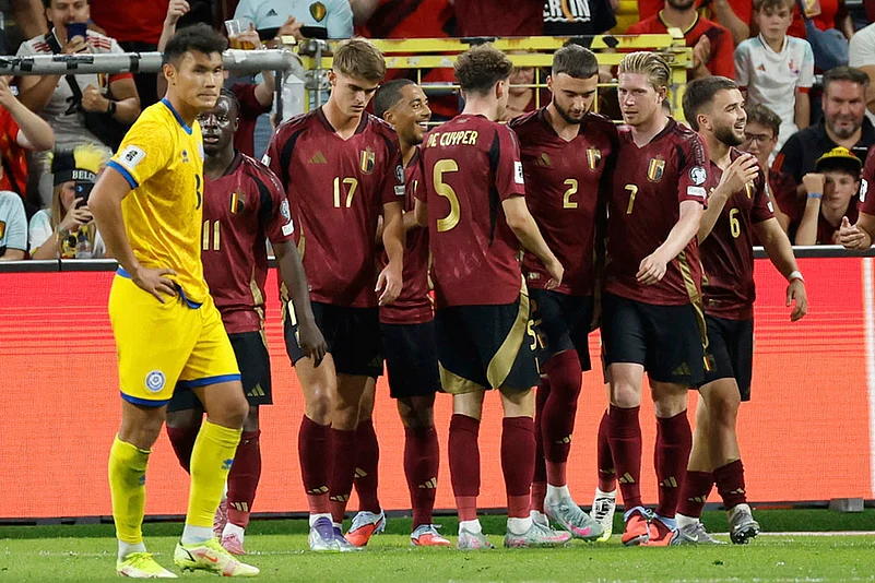 2026 World Cup qualification Europe Belgium vs Kazakhstan match_2