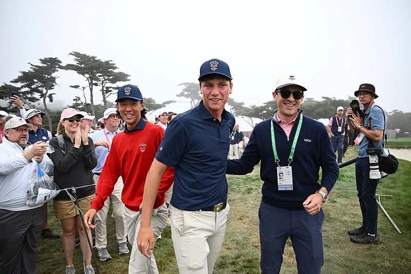 Walker Cup golf tournament 2025 Americans vs Great Britain And Ireland_3