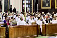 | Photo: @INCIndia/X via PTI; Representative image : Opposition party MPs meeting