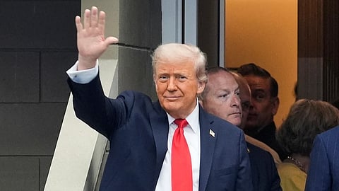 Donald Trump's in US Open 2025