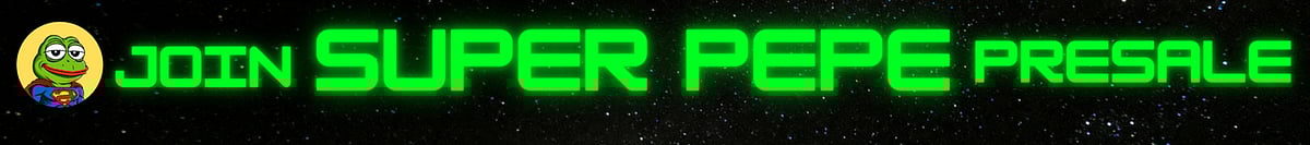 Join super pepe presale banner