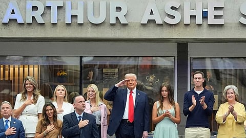 Donald Trump's in US Open 2025