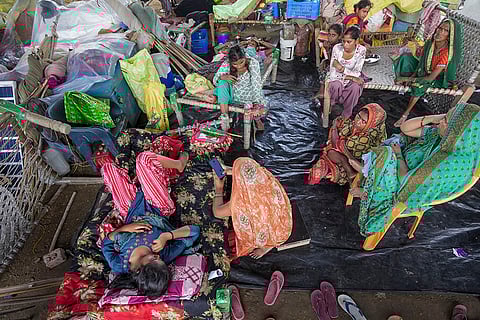 Swollen Yamuna: Displaced people in Delhi