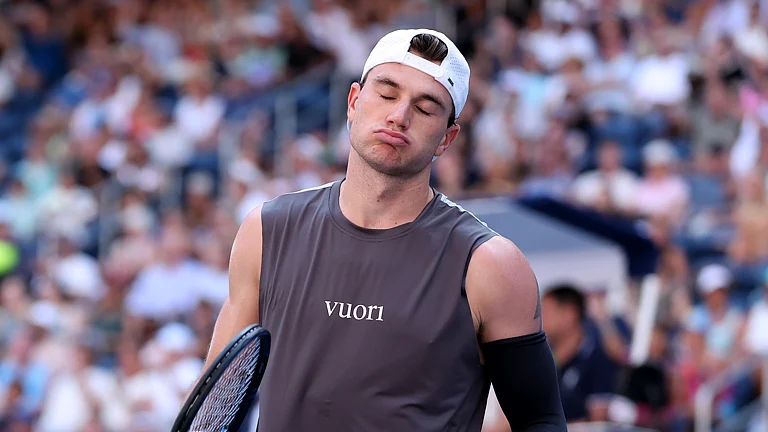 Jack Draper at the US Open - null