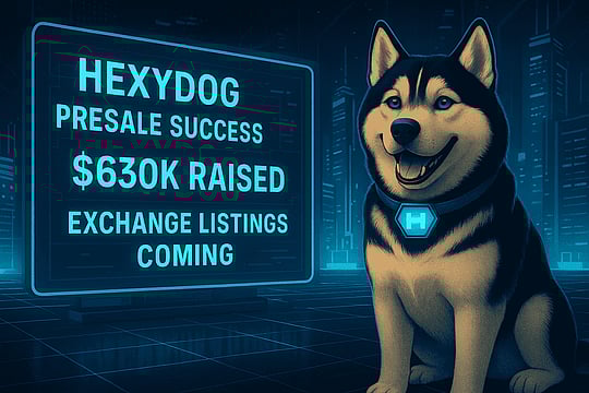 Hexydog ($HEXY) Presale Hits $630K Milestone, Exchange Listings Near