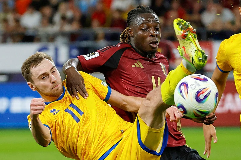 2026 World Cup qualification Europe Belgium vs Kazakhstan match_Jeremy Doku