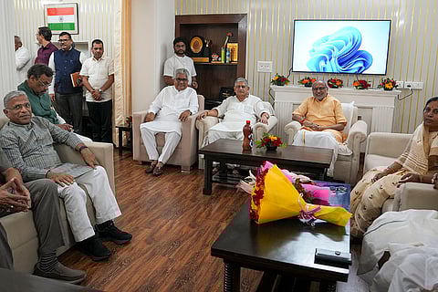 JDU Parliamentary Party meeting