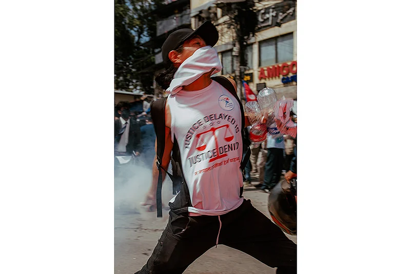 Nepalese Gen Z protests over social media ban in Kathmandu_