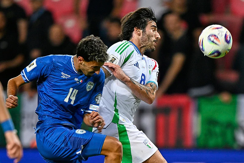 FIFA World Cup 2026 European Qualifiers Israel vs Italy_Sandro Tonali