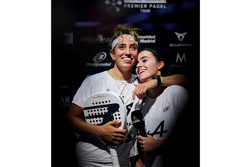 Premier Padel P1 in Madrid: Beatriz Gonzalez Fernandez and Claudia Fernandez Sanchez